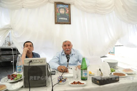 Jurnalist Məhərrəm İbrahimovun şəhid olmasının ildönümü münasibətilə mərasim keçirilib