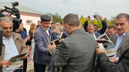 Xocavənd sakinləri Qələbə sevincini yaşayır