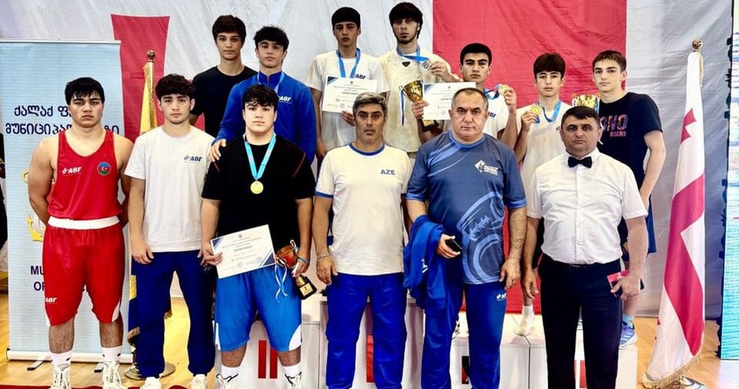 Azərbaycan boksçuları Gürcüstanda keçirilən beynəlxalq turnirdə 7 medal qazanıblar