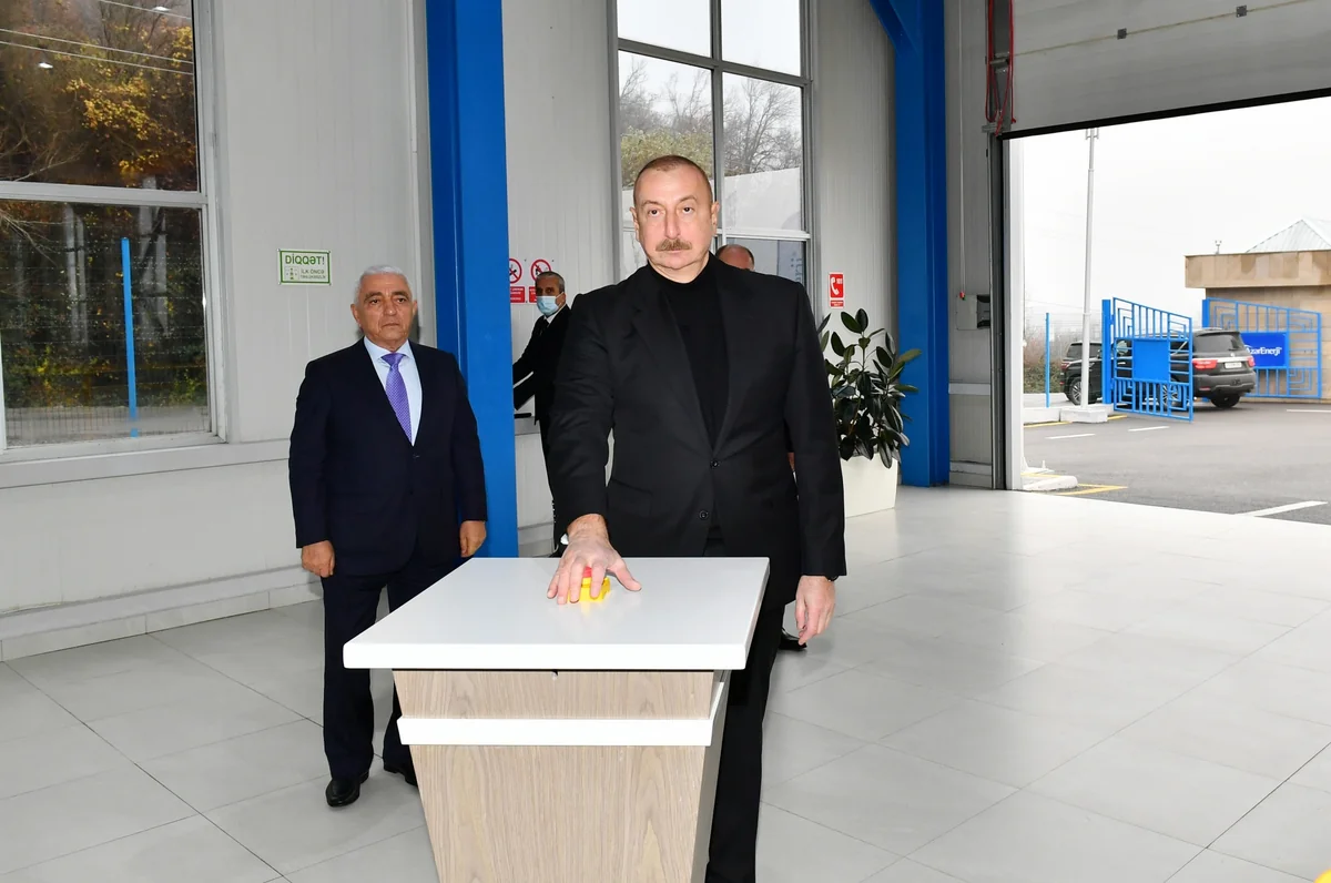 Series of “Oghuz” small hydropower plant inaugurated, water intake facilities presented