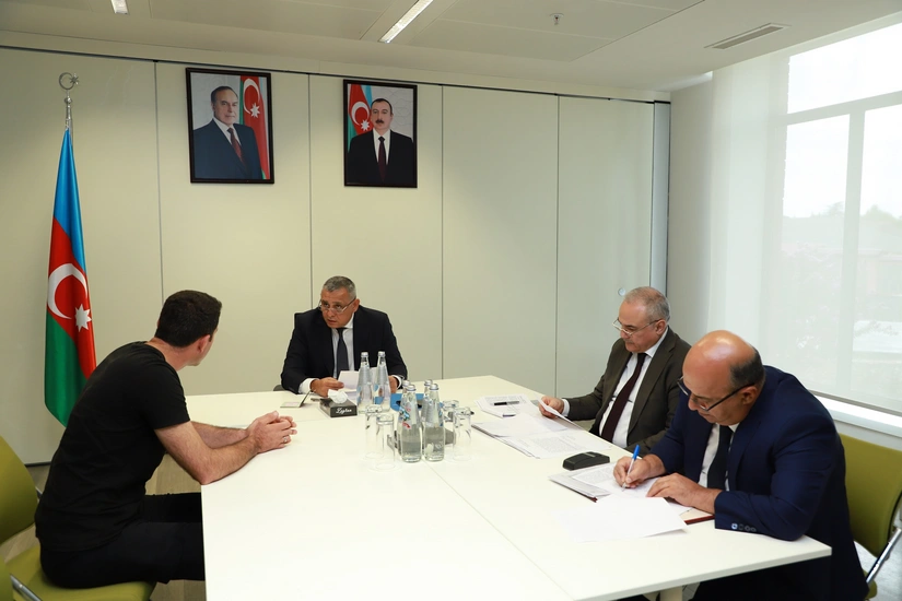 Mürsəl İbrahimov Qaxda vətəndaşları qəbul edib