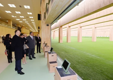 Prezident İlham Əliyev Bakı Atıcılıq Mərkəzinin açılışında iştirak edib