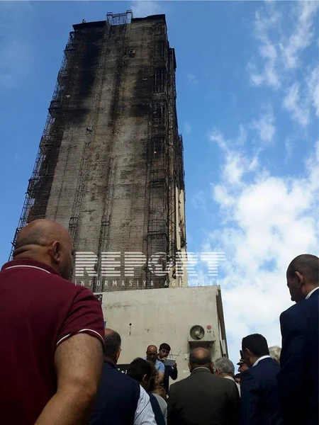 Binəqədinin polis rəisi: Yanan binanın sakinlərinin bütün problemləri yaxın günlərdə həll olunacaq - FOTO