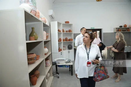 Diplomats and military attachés visit Gilabi Ceramics creative center in Lachin