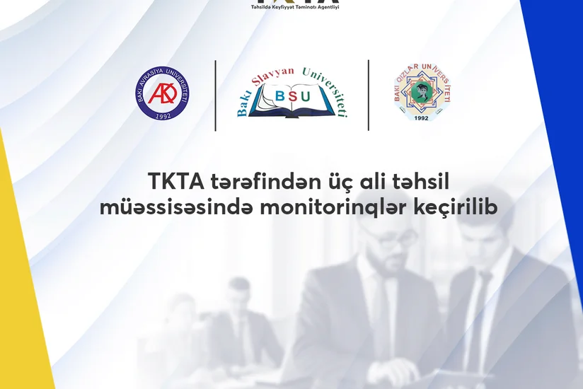 Üç ali məktəbdə monitorinq keçirilib