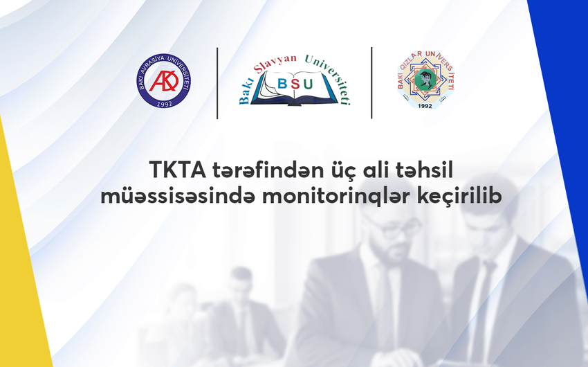 Üç ali məktəbdə monitorinq keçirilib
