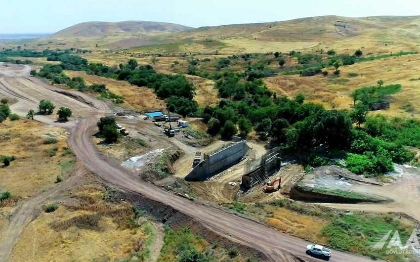 Füzuli-Hadrut avtomobil yolunun tikintisi son mərhələdə icra olunur