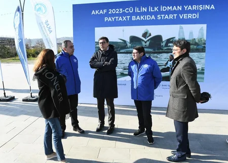 Kanoe və Avarçəkmə Federasiyası 2023-cü ilin ilk yarışını Bakıda keçirib