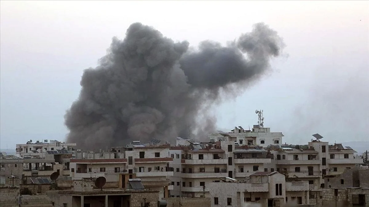 Airstrike hits busy market in opposition-held northwestern Syria and kills at least 9 people