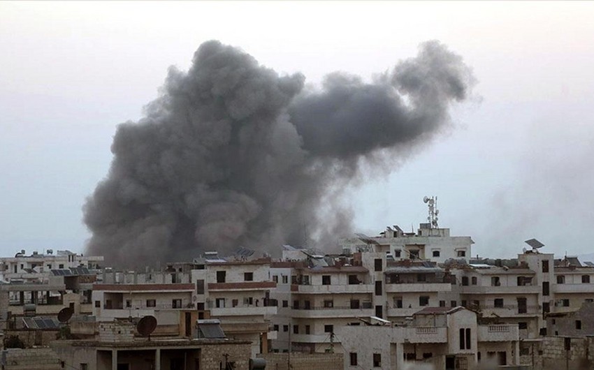 Rusiya Suriyada bazarı bombalayıb, 9 mülki şəxs ölüb, 30-u yaralanıb
