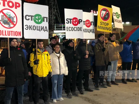 Xankəndi-Laçın yolunda aksiyanın 36-cı günündə də etirazçılar birlik nümayiş etdirirlər