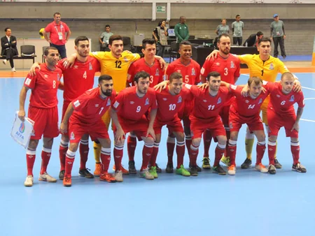 Azərbaycanın futzal millisi DÇ-2016-nın 1/4 final mərhələsinə yüksəlib
