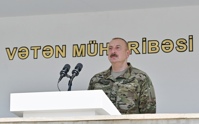 Ali Baş Komandan: Bu gün Silahlı Qüvvələrimizi vahid proqram əsasında inkişaf etdiririk