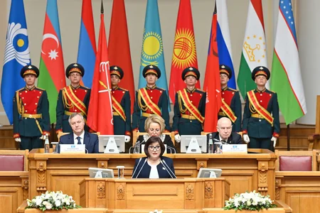 Sahibə Qafarova MDB PA-da Azərbaycanın faşizm üzərindəki qələbədə rolundan danışıb
