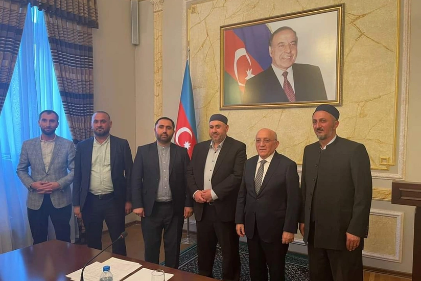 Mübariz Qurbanlı Gürcüstandan olan din xadimləri ilə görüşüb