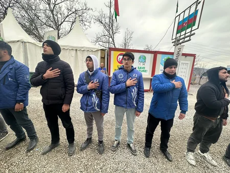 Protest on Khankandi-Lachin road going on for 119 days