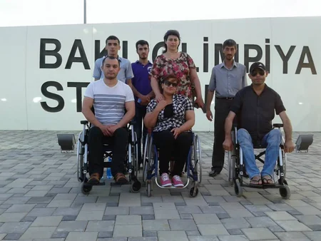 ​18 nəfər sağlamlıq imkanları məhdud gənc Bakı 2015də könüllü kimi iştirak edib