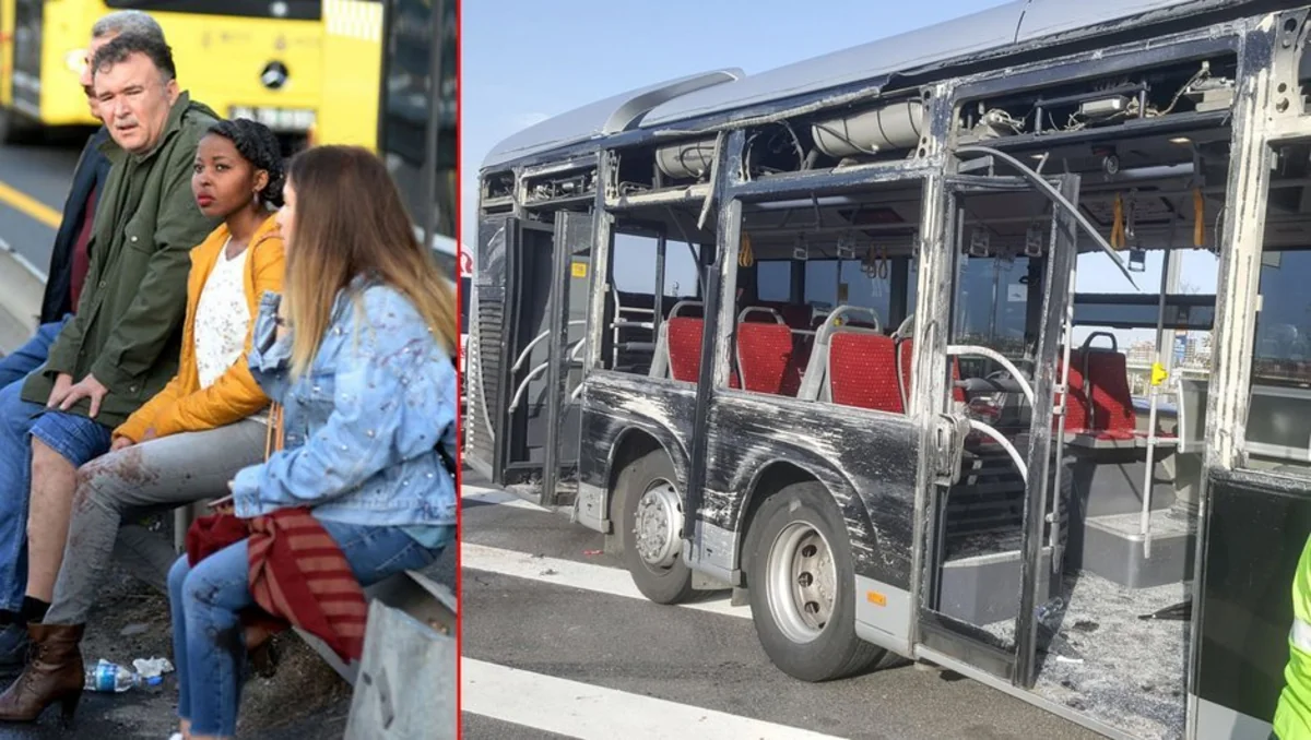 İstanbulda baş vermiş yol qəzasında 19 nəfər xəsarət alıb