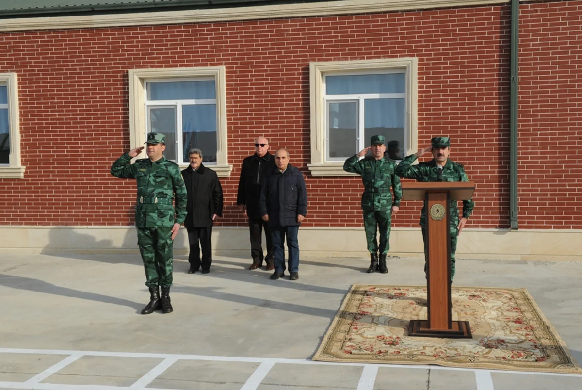 Azərbaycanda mürək­kəb relyefə malik ərazidə daha bir sərhəd zastavası istifadəyə verilib