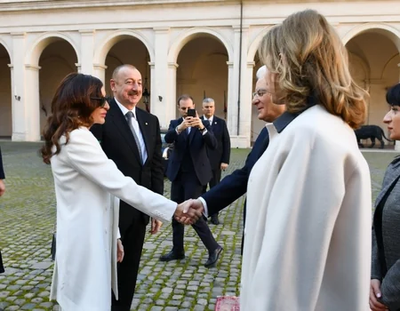 Official welcome ceremony held for President Ilham Aliyev in Rome