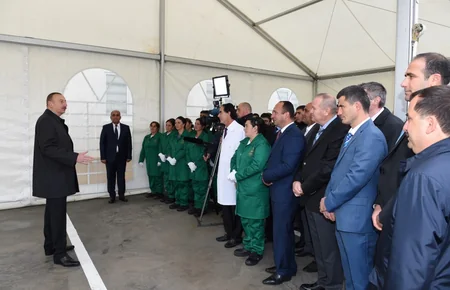 Azerbaijani President inaugurated “Birinji Shikhli Peasant Farm LLC