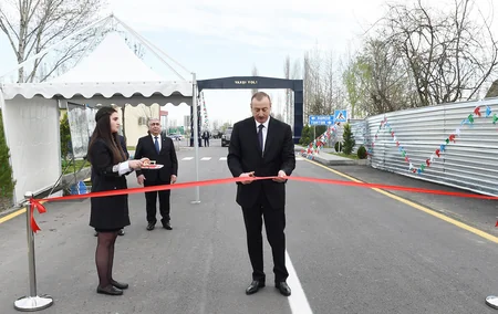 Bərdədə Yeni Daşkənd-Umudalılar avtomobil yolu yenidənqurmadan sonra istifadəyə verilib