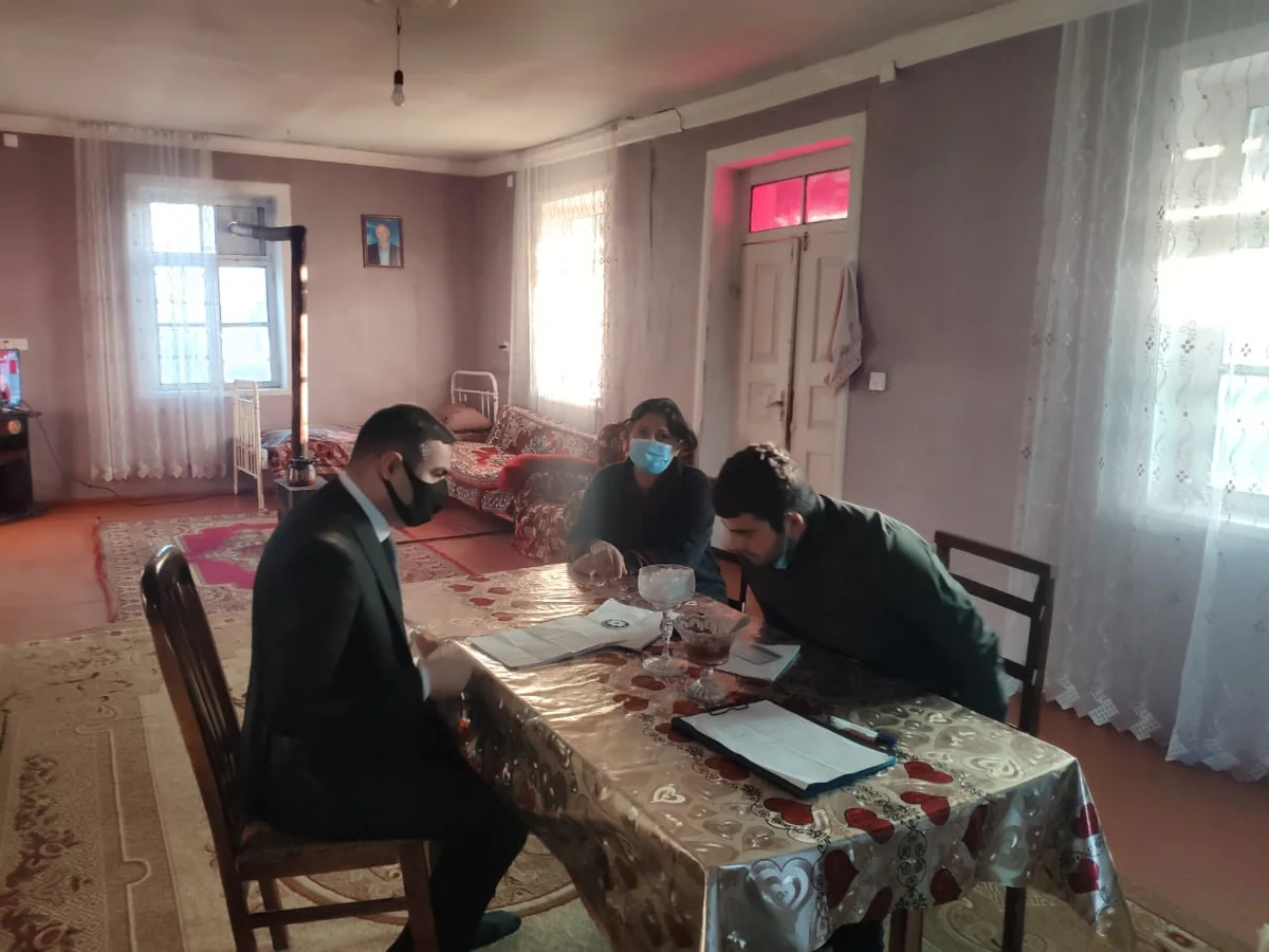 Goranboyda əsgər ailəsi üçün heyvandarlıq  təsərrüfatı yaradılır