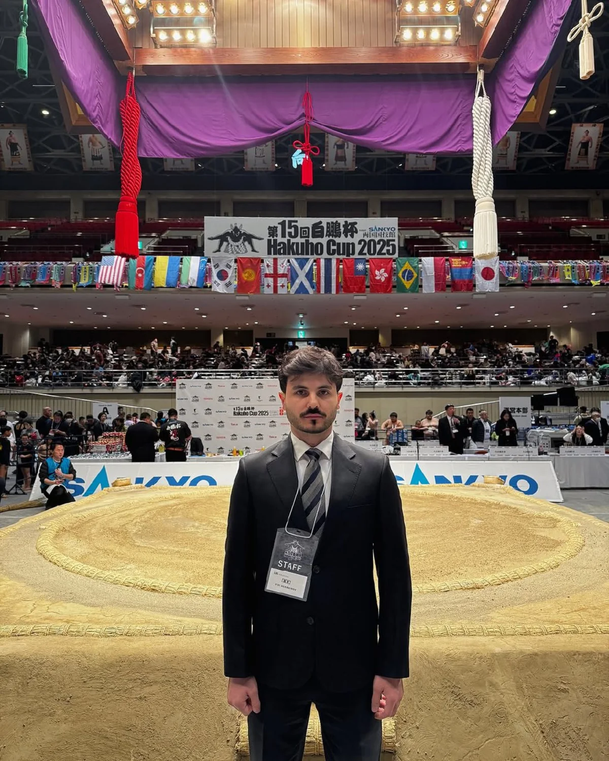 Ülvi Ağamirov Yaponiyada keçirilən sumo üzrə “Hakuho Cup 2025” turnirində ilk əcnəbi hakim olub