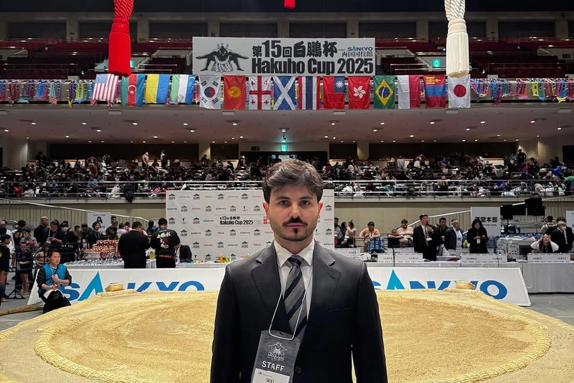 Ülvi Ağamirov Yaponiyada keçirilən sumo üzrə “Hakuho Cup 2025” turnirində ilk əcnəbi hakim olub