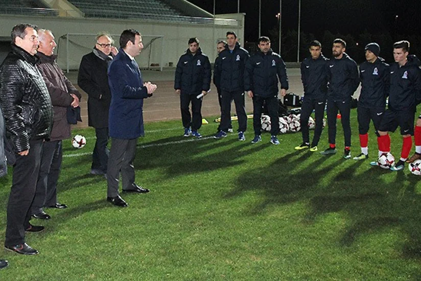 AFFA rəsmiləri milli komanda ilə görüş keçiriblər