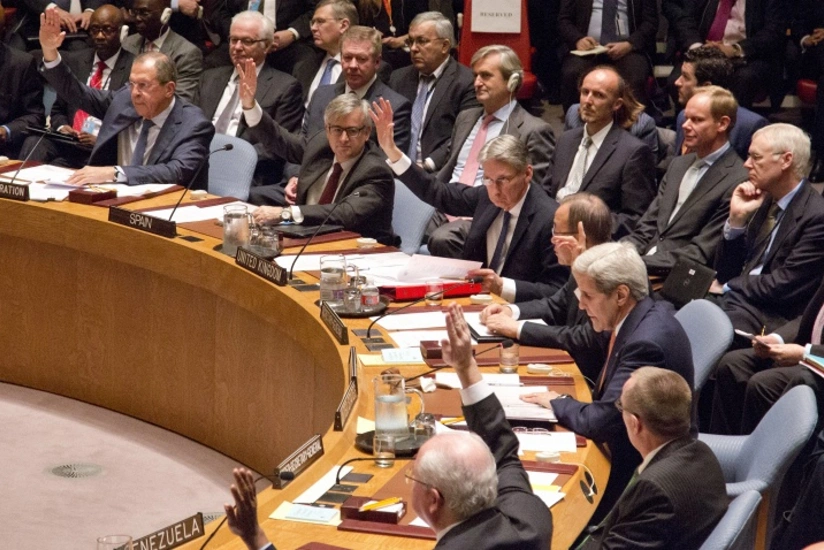 U.N. unanimously adopts resolution on Syria peace process