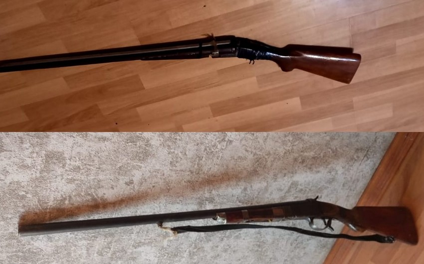 У жителей Джалилабада изъяли огнестрельные оружия