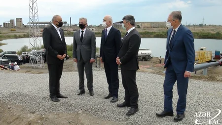 İmişlidəki göllərdən Baş Muğan kanalına su vurulmağa başlanıb