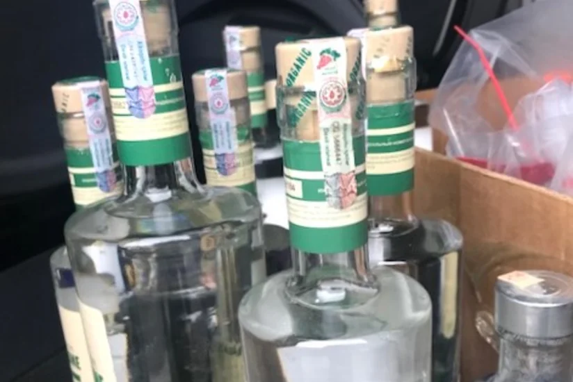 Bakıda marketdə saxta spirtli içkilər aşkarlanıb