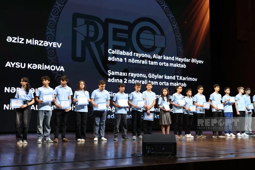 Respublika Fənn Olimpiadalarının qalibləri mükafatlandırılıb