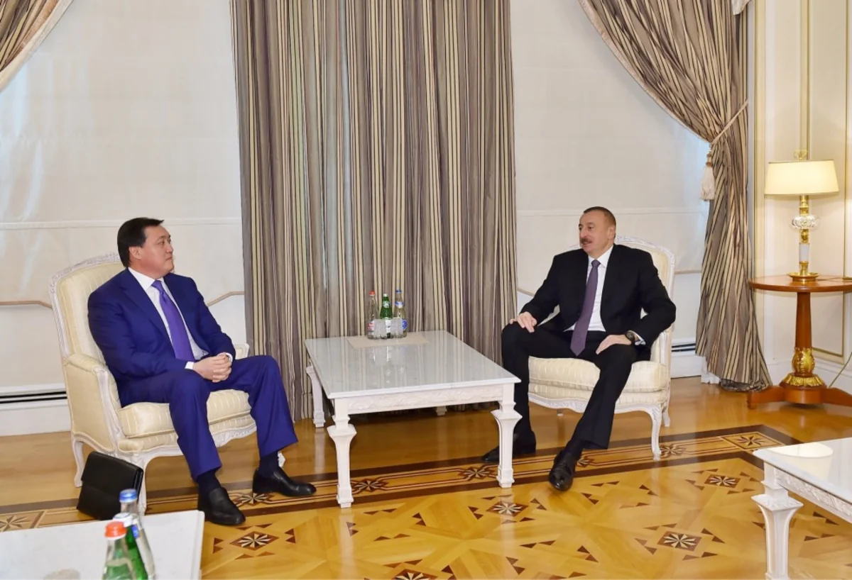 President Ilham Aliyev receives Kazakh first deputy prime minister