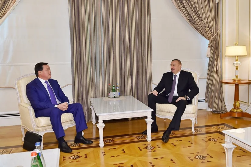 President Ilham Aliyev receives Kazakh first deputy prime minister