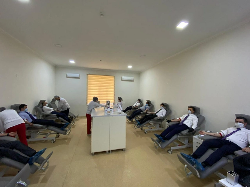 BŞİH əməkdaşları qanvermə aksiyasına qoşuldu