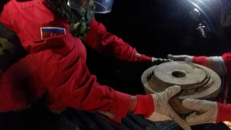 Goranboyda tank əleyhinə mina aşkarlanıb - FOTO