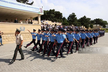 Cəmşid Naxçıvanski adına Hərbi Liseydə buraxılış gününə həsr olunan mərasim keçirilib