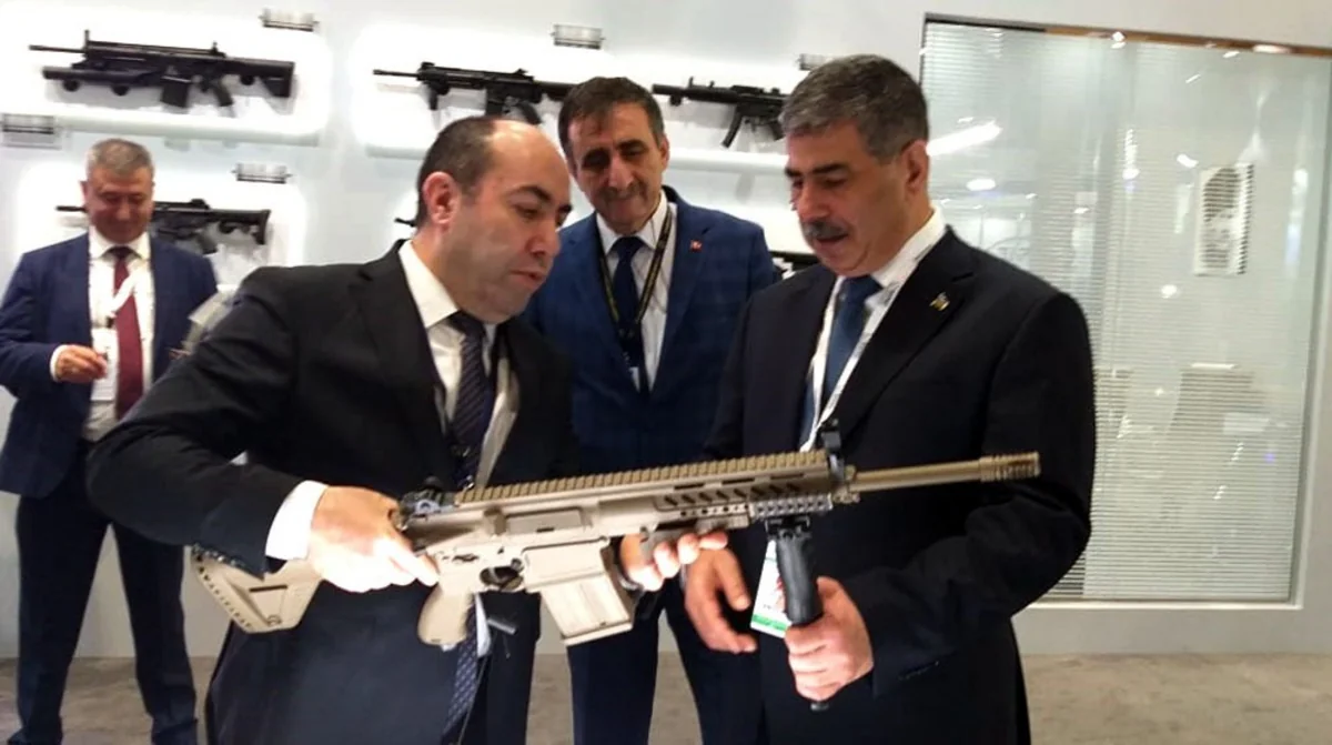 Azerbaijan Defense Minister gets acquainted with products of Turkish defense industry