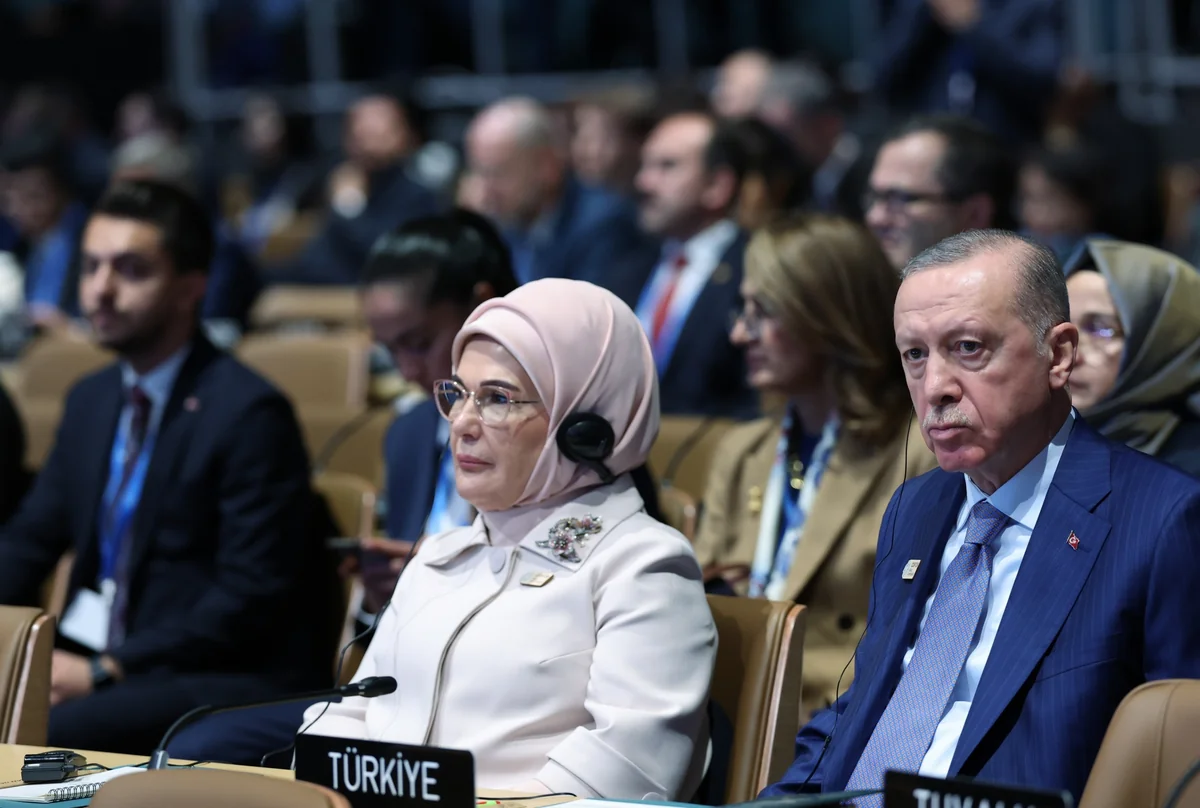 Əminə Ərdoğan İlham Əliyev və Mehriban Əliyevaya təşəkkür edib