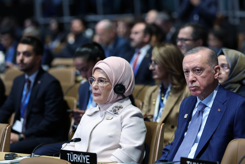 Əminə Ərdoğan İlham Əliyev və Mehriban Əliyevaya təşəkkür edib