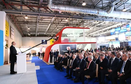Prezident İlham Əliyev XXVI Beynəlxalq “Xəzər Neft və Qaz-2019” sərgi və konfransının açılışında iştirak edib - YENİLƏNİB