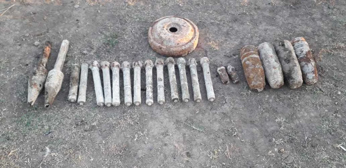 Ağstafada 11 raket və külli miqdarda silah-sursat tapılıb