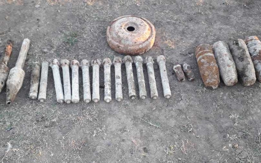 Ağstafada 11 raket və külli miqdarda silah-sursat tapılıb