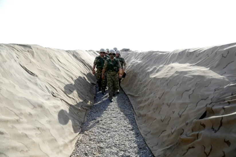 Müdafiə Nazirliyinin rəhbərliyi cəbhə bölgəsində yerləşən hərbi hissələrdə olub
