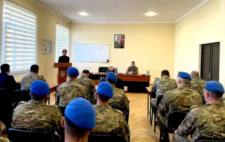Ombudsman's Office representatives visit one of military units
