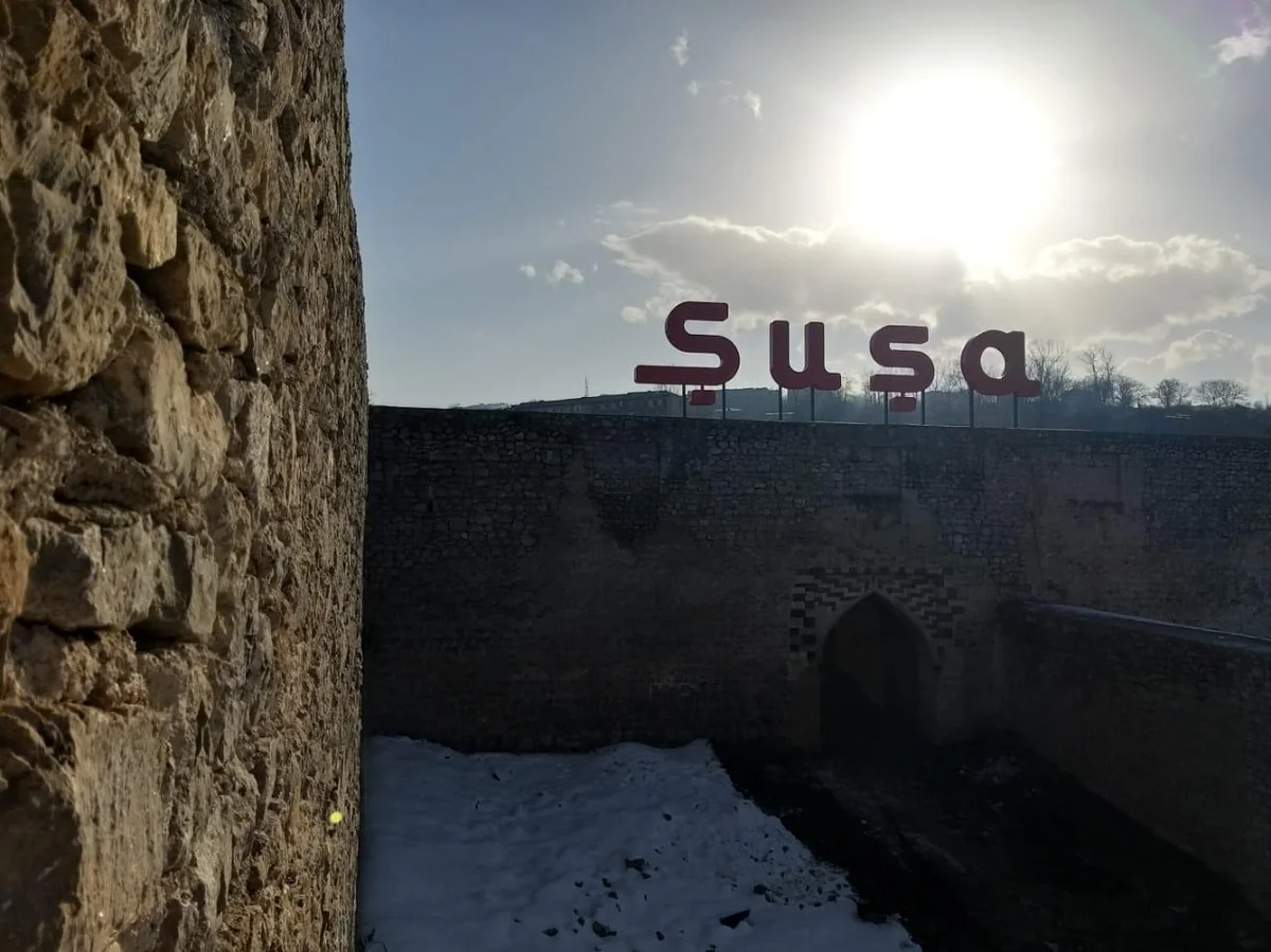 Şuşada Qala divarının bərpasının ilk mərhələsi yekunlaşıb