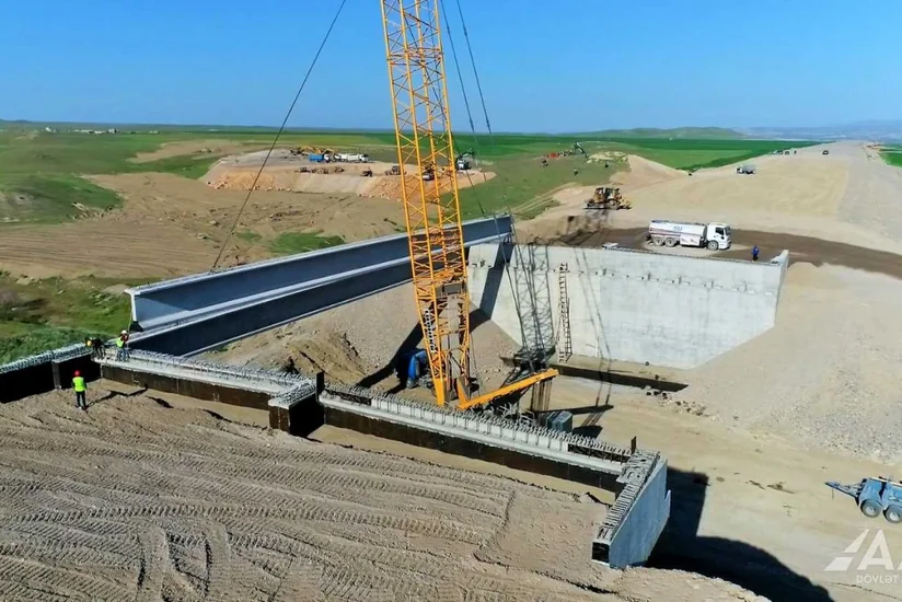 Horadiz-Cəbrayıl-Zəngilan-Ağbənd avtomobil yolunun inşası davam etdirilir